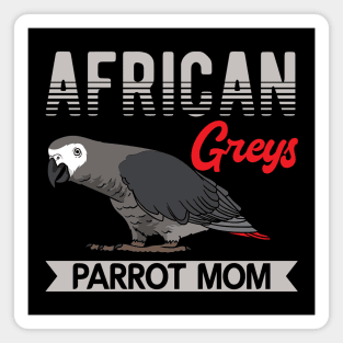 African Greys Parrot Mom Magnet